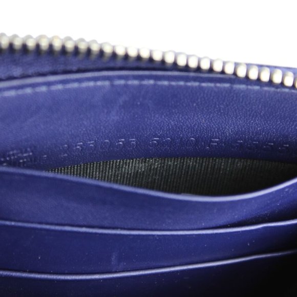 BALENCIAGA Leather & Studded Zip Around Wallet - Picture 11 of 12